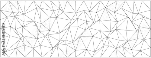 Abstract geometric pattern design with chaotic triangular shapes for modern backgrounds and textures.