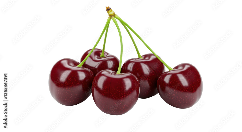 Isolated Cherries Isolated Cherries