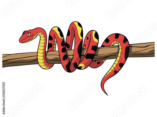 Snake on branch