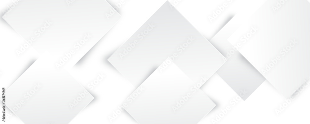 Abstract white background. Square geometric pattern modern and minimal concept white and gray color abstract background for business, presentation, banner. Abstract white background. Square geometric pattern modern and minimal concept white and gray color abstract background for business, presentation, banner.