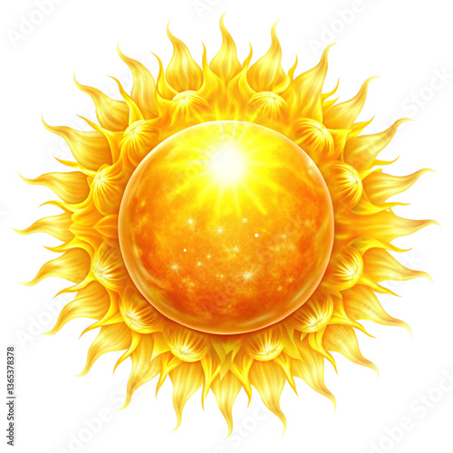sun vector illustration