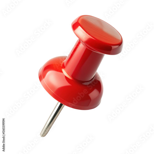 push pin isolated on white