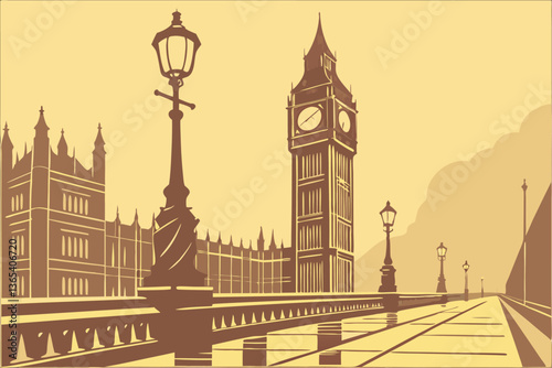 big ben and westminster bridge