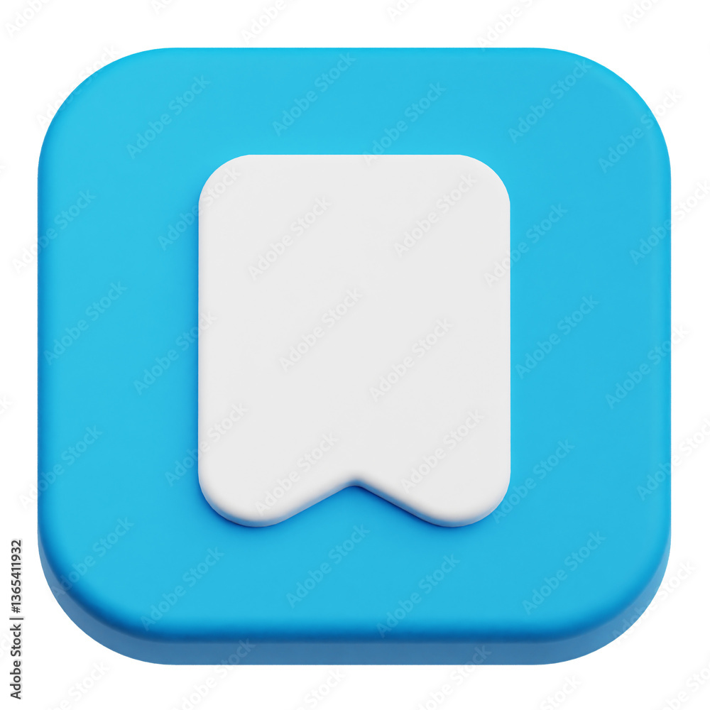 Obraz premium app user interface 3d icon isolated on the transparent background