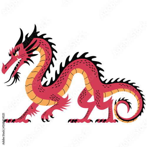 Wallpaper Mural Chinese dragon icon Torontodigital.ca