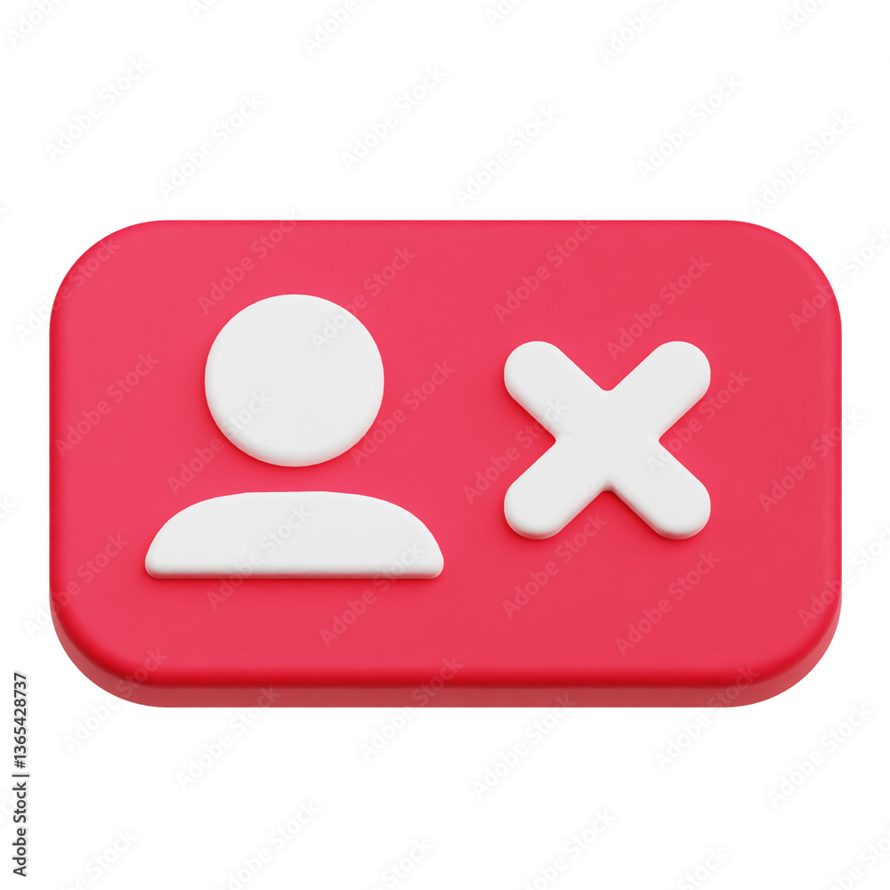 Obraz premium app user interface 3d icon isolated on the transparent background