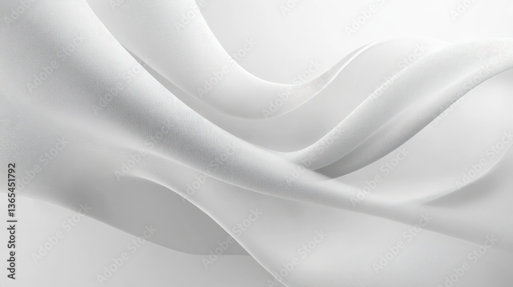Elegant White Fabric Drape Elegant White Fabric Drape