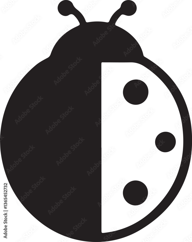 ladybug icon flat and minimal vector art illustration icon on a white background.
ladybug icon flat and minimal vector art illustration icon on a white background.