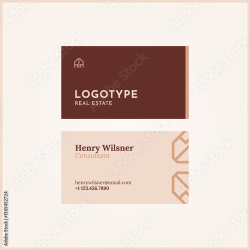 Real Estate Lawyer Business Card Modern Business Template
