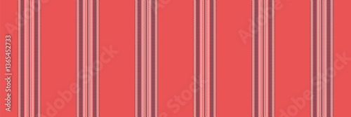 Nat textile seamless vector, many texture vertical lines. Heal fabric stripe background pattern in red and blue colors.