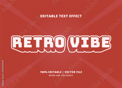 Retro Vintage Editable Text Effect