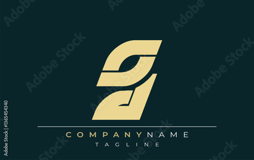 OD Sleek Geometric Logo Design. Neutral colors and minimalist style create a professional and contemporary impression, suitable for branding and corporate identity.