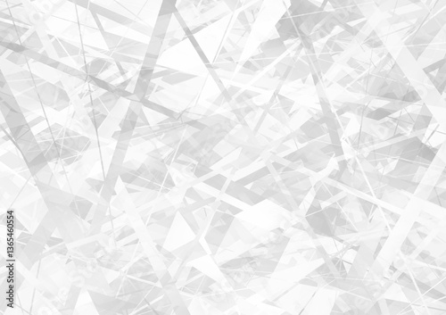 幾何学模様のクール背景（グレー）