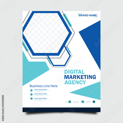 Digital marketing and corporate social media post design Template