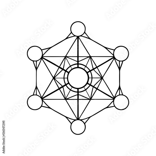 atom icon vector illustration