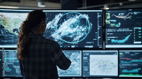 An AI powered meteorological forecasting system, predicting weather patterns and analyzing climate data for disaster preparedness, Weather tech style