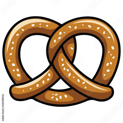 Pretzel bread snack