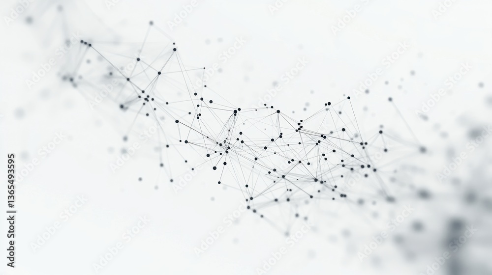 Fototapeta premium Abstract Data Network Connections