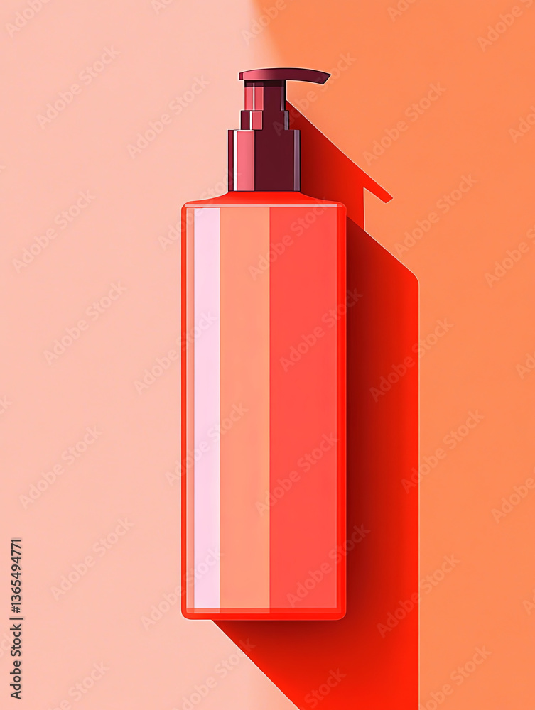 mockup of a shampoo mockup of a shampoo