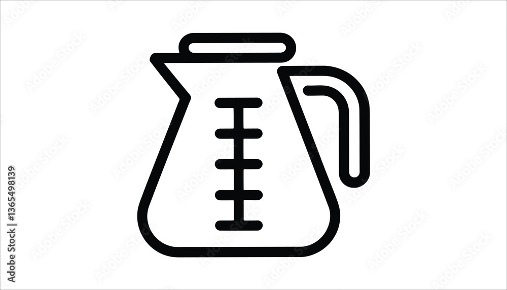 Coffee Pot Icon for Kitchen and Drink Vectors. Coffee Pot Icon for Kitchen and Drink Vectors.