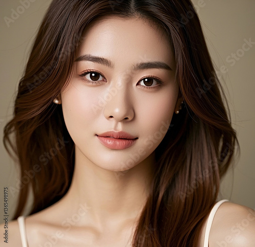 Portrait of a woman.	
