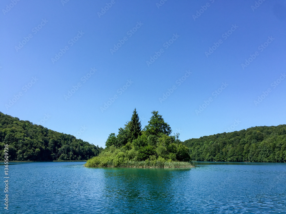 Tranquil Turquoise Waters of Plitvice Lakes Tranquil Turquoise Waters of Plitvice Lakes