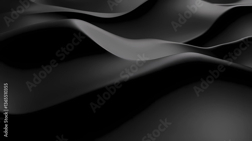 Dramatic black art background with a gradient effect and subtle glitter