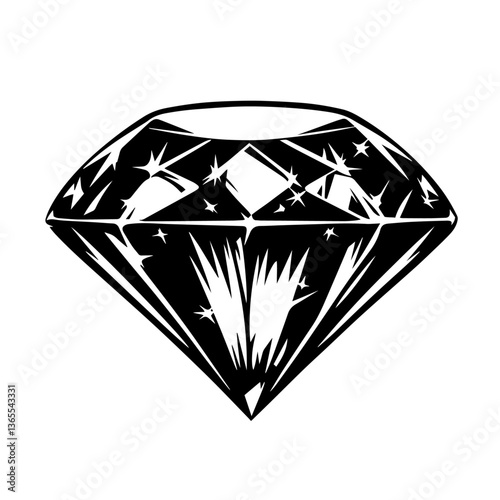 diamond gem vector illustration
