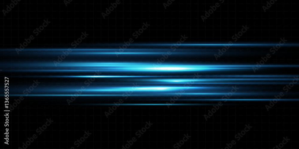 Light blue motion, cyan glowing neon lines.The effect of speed. Light blue motion, cyan glowing neon lines.The effect of speed.