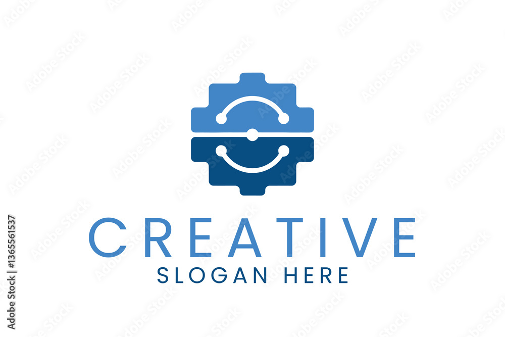Engineering technology logo design for modern it solutions and innovation brand Engineering technology logo design for modern it solutions and innovation brand