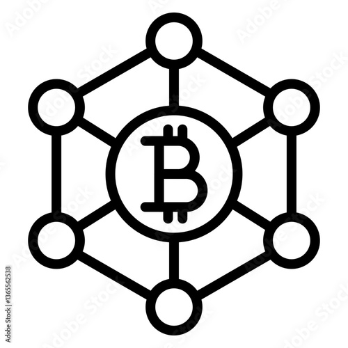 Node Vector Line Icon Design