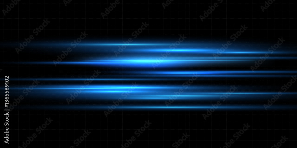 Light blue motion, cyan glowing neon lines.The effect of speed. Light blue motion, cyan glowing neon lines.The effect of speed.