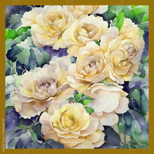 Shawl Scarf Pattern Graphic Design
