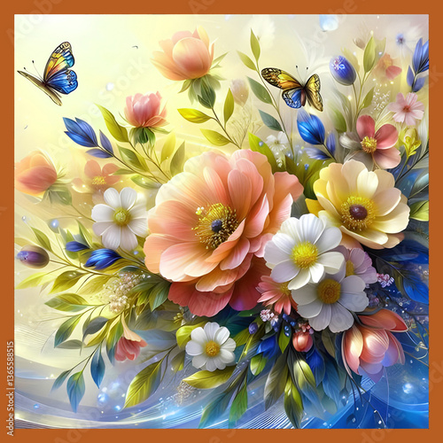 Shawl Scarf Pattern Graphic Design
