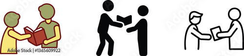 Sharing Knowledge Book Exchange, Giving, Receiving, Learning, Education