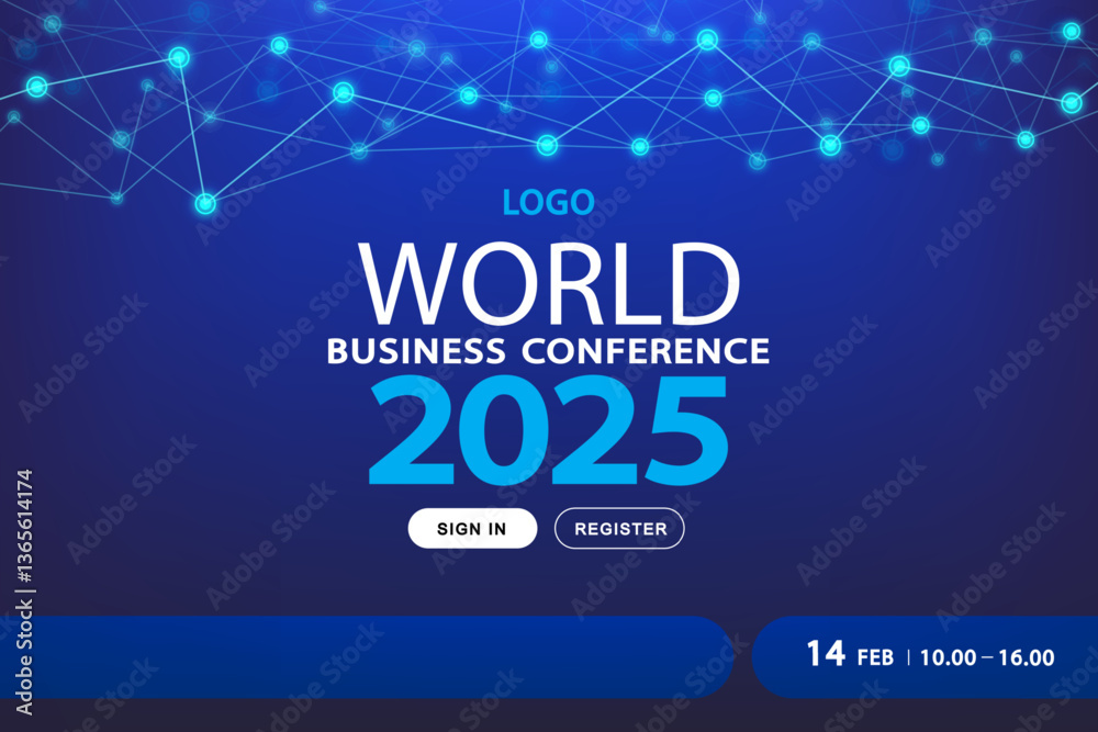 Banner to the online conference background. Web media event. Dynamic Background. Futuristic Poster for Corporate Meeting, Online Courses, Webinar, Seminar. Conference, Business Event Announcement. Banner to the online conference background. Web media event. Dynamic Background. Futuristic Poster for Corporate Meeting, Online Courses, Webinar, Seminar. Conference, Business Event Announcement.