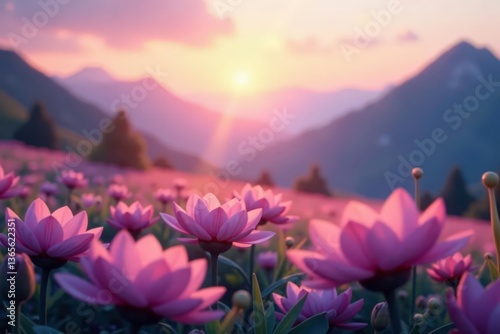 Abstract blurred landscape, soft focus, calming colors, water, blur