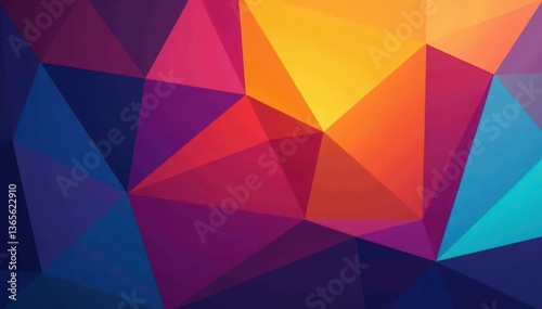 Abstract colorful geometric shapes forming a visual rhythm , geometry, static, organic