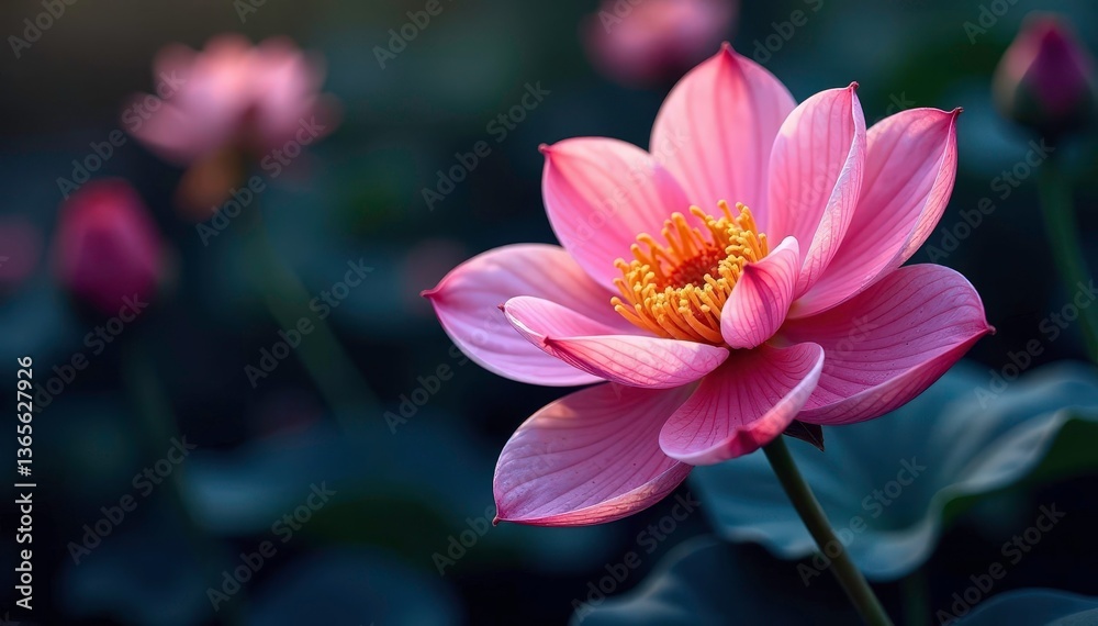 Obraz premium Abstract late-blooming flower, intricate details visible, natural, intricate