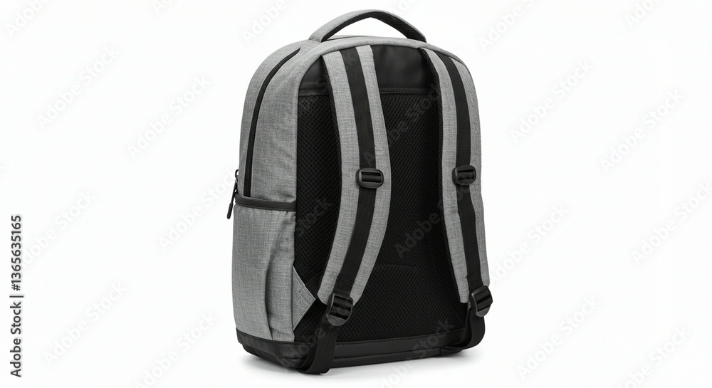 Naklejka premium School backpack with clear white background