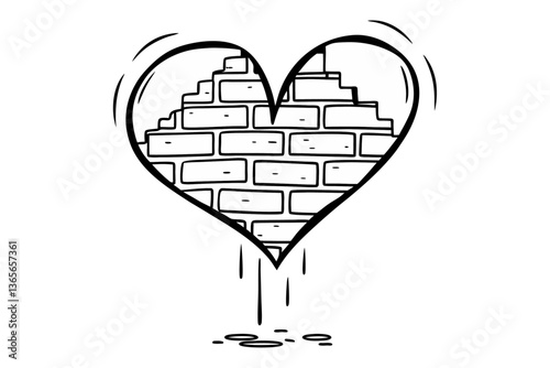Bricked up heart