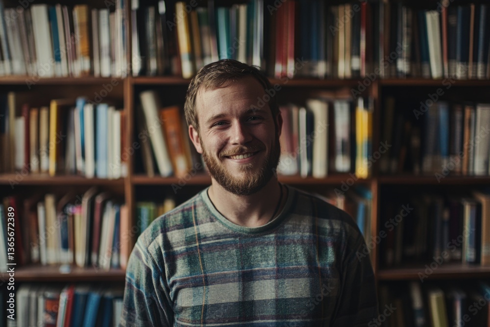 Man in Library Man in Library