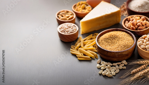 Wallpaper Mural 3-9-037-Celiac disease gluten sensitivity mechanisms.Emphasize the negative space on the left for po (1) Torontodigital.ca