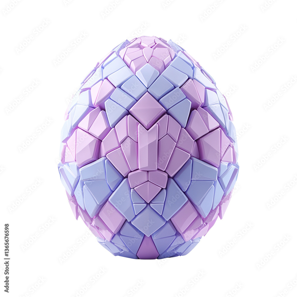 easter concept, Colorful geometric egg sculpture on a black background. easter concept, Colorful geometric egg sculpture on a black background.