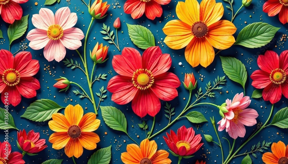 Intricate floral design, repeating seamlessly across a surface , graphic, vintage Intricate floral design, repeating seamlessly across a surface , graphic, vintage
