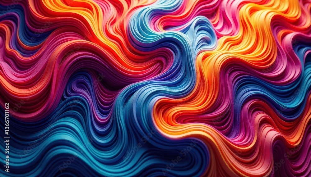 Obraz premium Intricate textile with flowing, repeating design , geometric, texture pattern