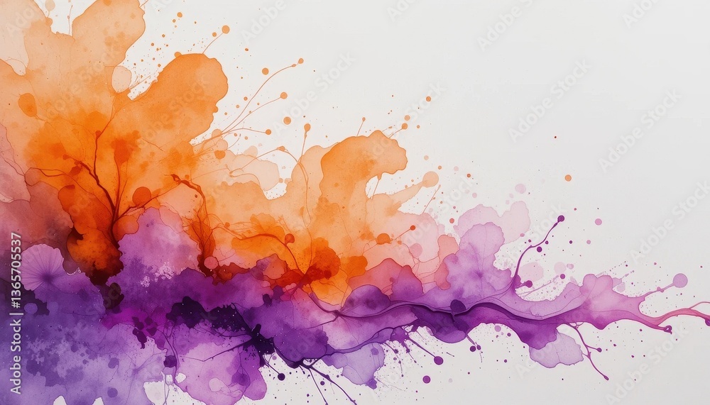 Obraz premium Vibrant abstract artwork studio digital painting colorful artistic conceptual