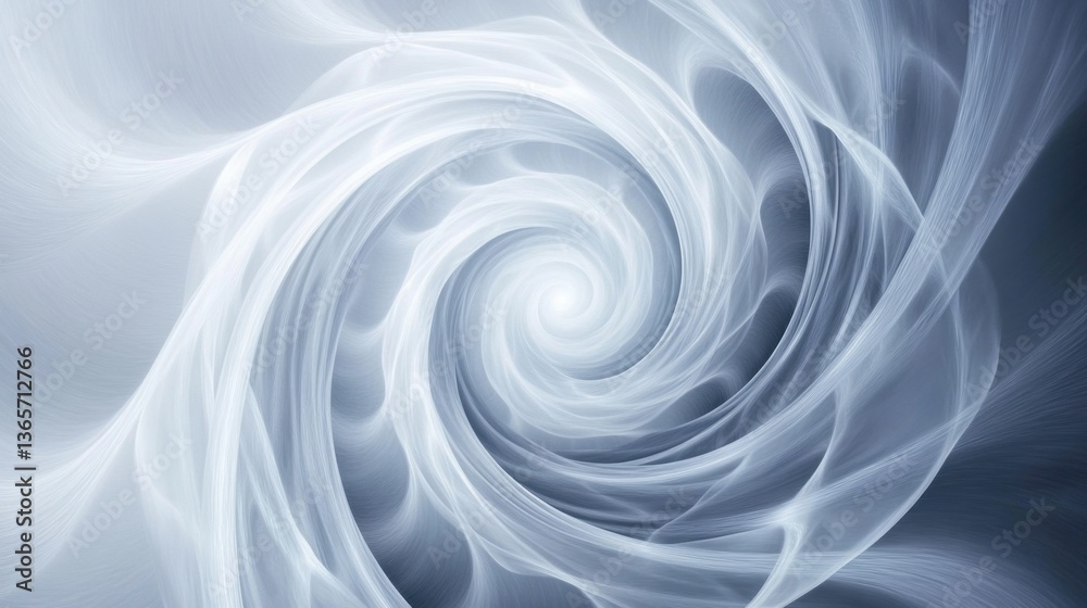 Fototapeta premium Blue Swirling Motion Vortex