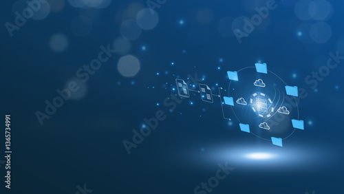 Use an online documentation database and Document Management System (DMS) to manage files, knowledge, and documentation in an ERP-enabled company.  The way businesses use technology