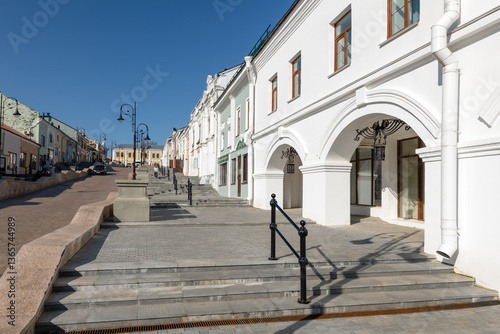  View of the Gostiny Ryad pedestrian zone in the historical center of the city